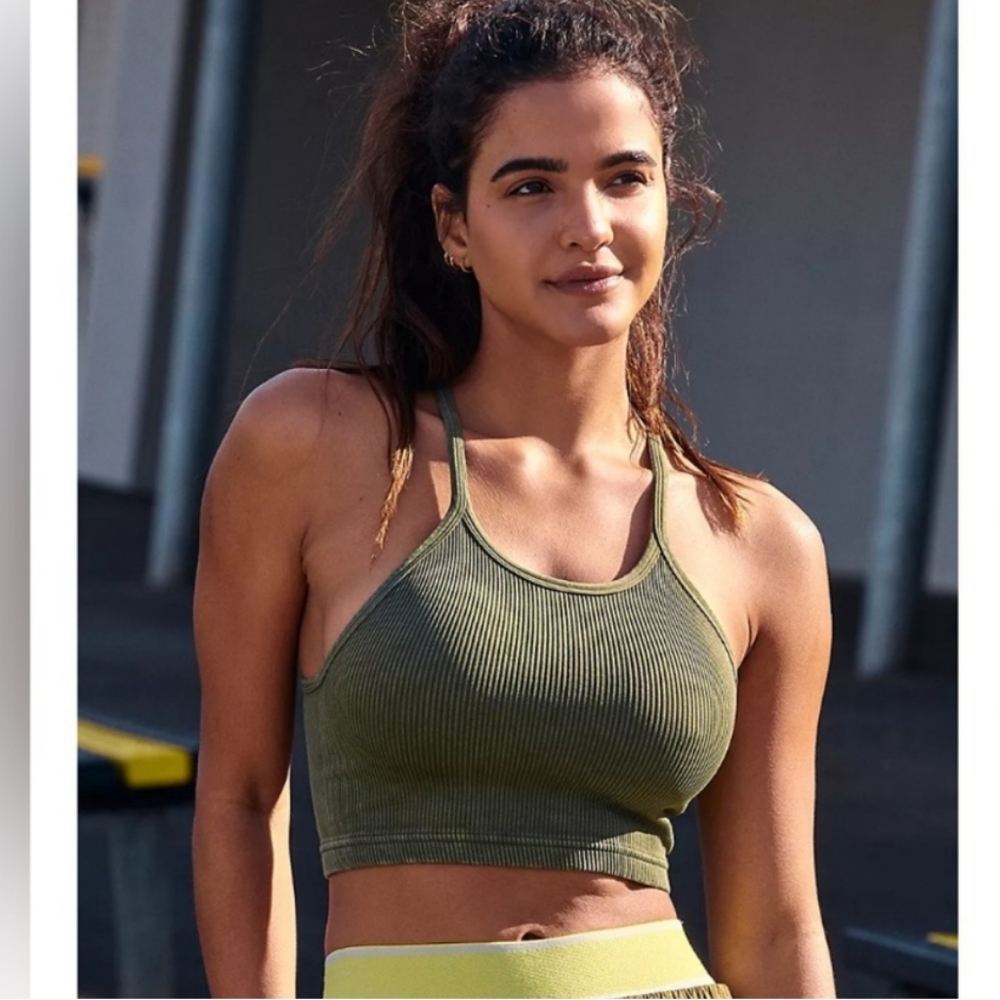 NWOT Free People Happiness Runs crop tank